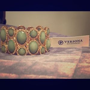 Gold Green Bracelet